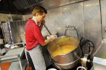 夾層鍋使用現(xiàn)場(chǎng)圖