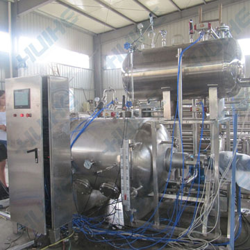 海外客戶殺菌鍋正面圖